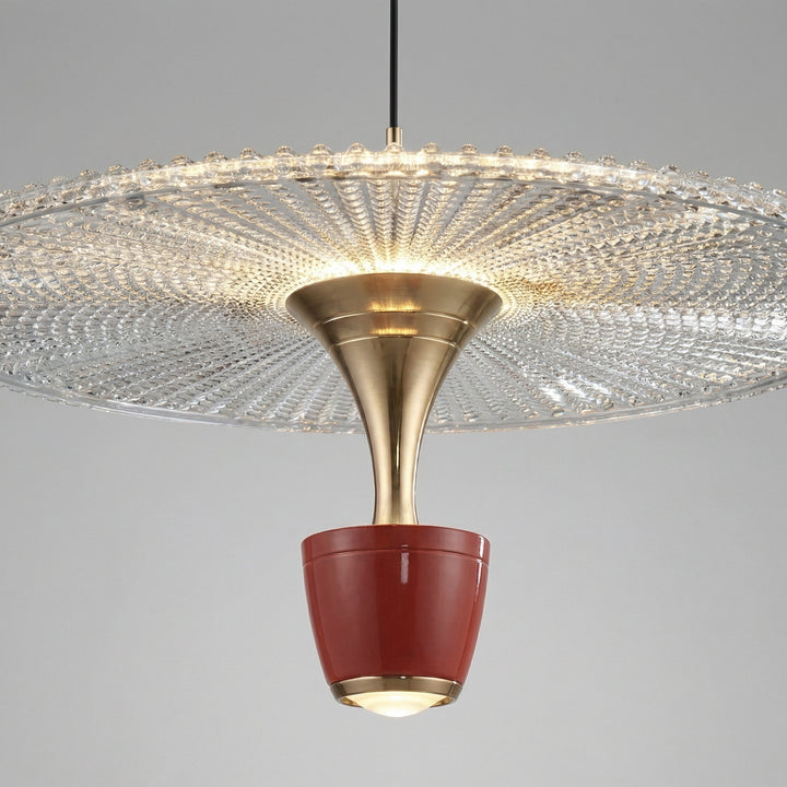 Glissara modern pendant light, a stylish ceiling fixture providing versatile ambient lighting.