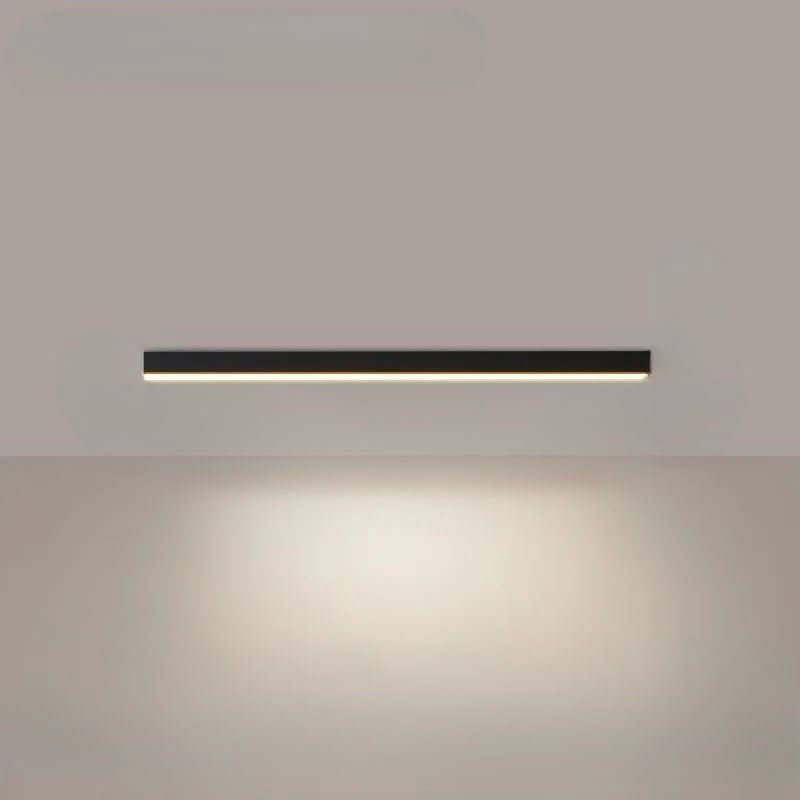 Modern LED lighting fixture, flush mount design for seamless ceiling integration.