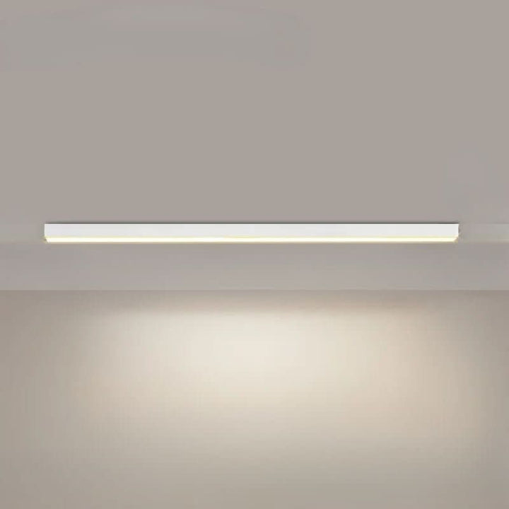 Modern LED fixture, provides uniform light distribution in a minimalist style.