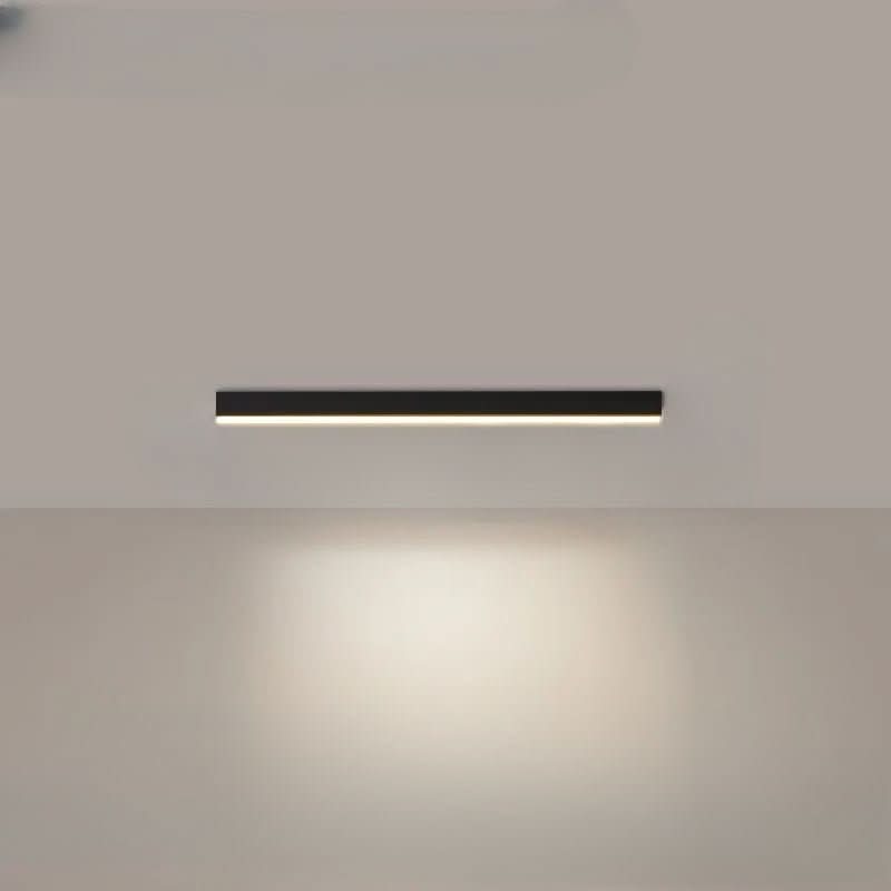 Contemporary LED flush mount, ideal for bedrooms, offering soft, diffused light.