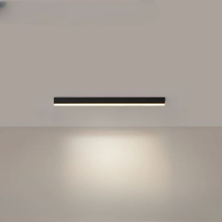Contemporary LED flush mount, ideal for bedrooms, offering soft, diffused light.