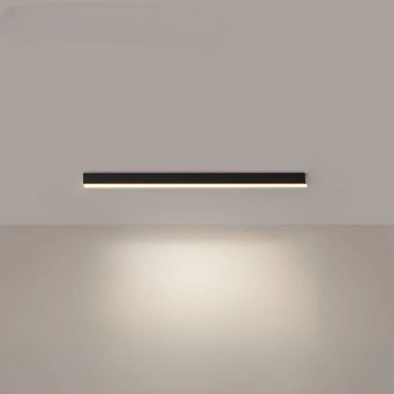 Sleek LED ceiling light, a modern flush mount essential for bright rooms.