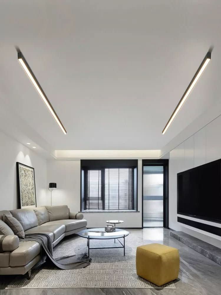 Energy-efficient LED ceiling light, modern design for Scandinavian interiors.