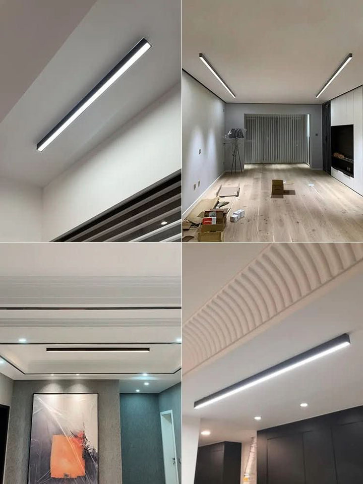 Modern LED flush mount, a stylish and energy-saving lighting solution.