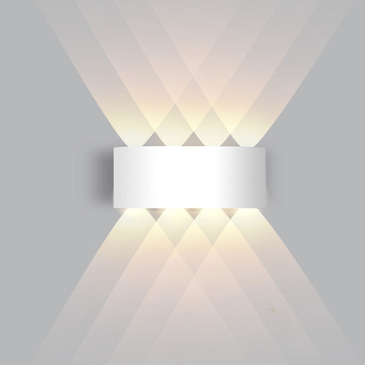 Stylish modern LED wall light, weatherproof and energy-efficient for reliable outdoor illumination.