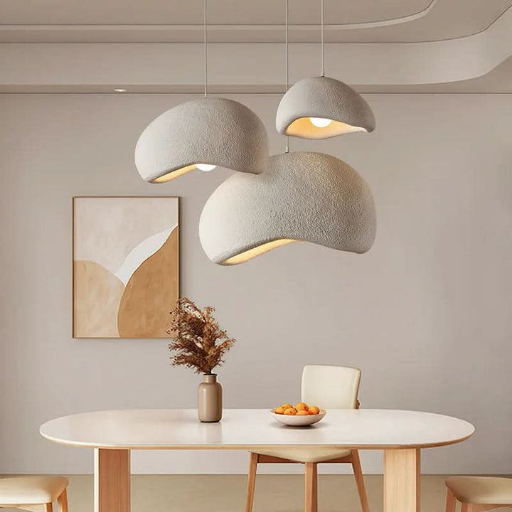 Adjustable LED pendant light, perfect for modern living room or dining room. Dimmable contemporary lighting.