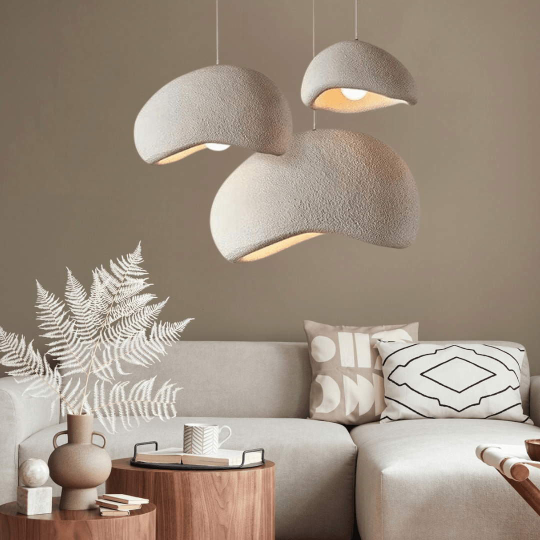 Sleek LED pendant light with E27 bulb, adjustable & dimmable. Modern ceiling fixture for contemporary decor.