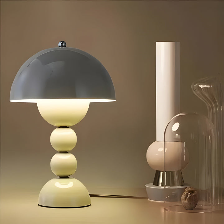 Modern LED table lamp with dimmable light for contemporary home decor.