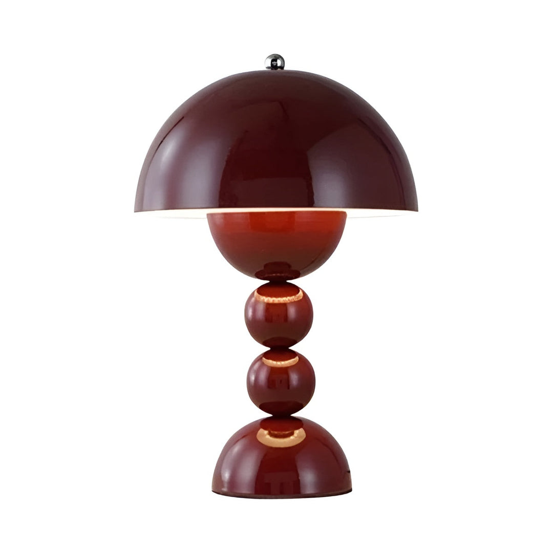Dimmable LED table lamp for a modern bedroom, adds elegant home decor.