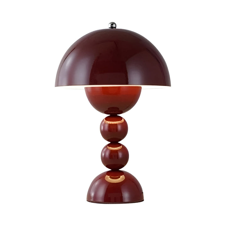 Dimmable LED table lamp for a modern bedroom, adds elegant home decor.