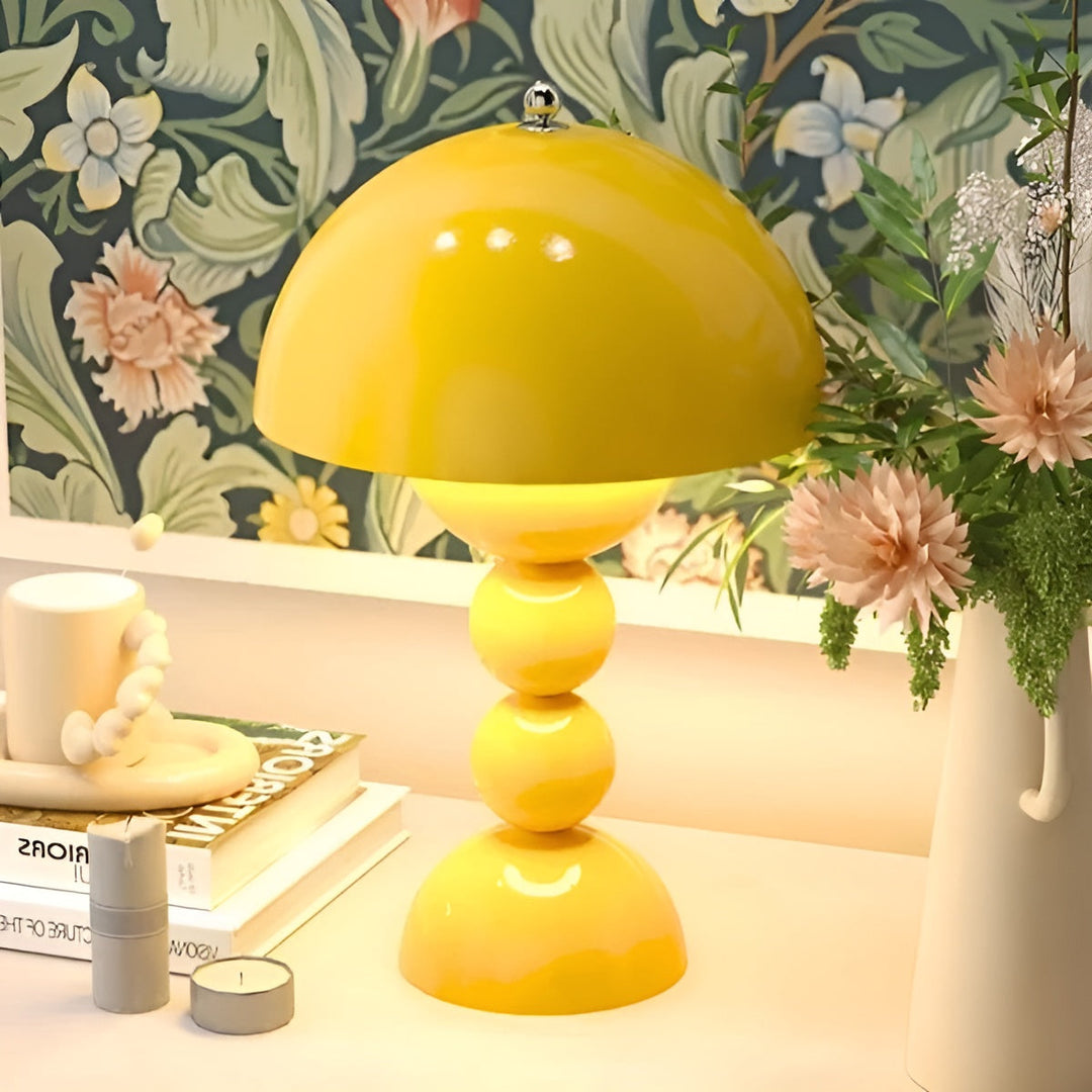 Scandinavian style LED table lamp, dimmable for versatile home lighting.