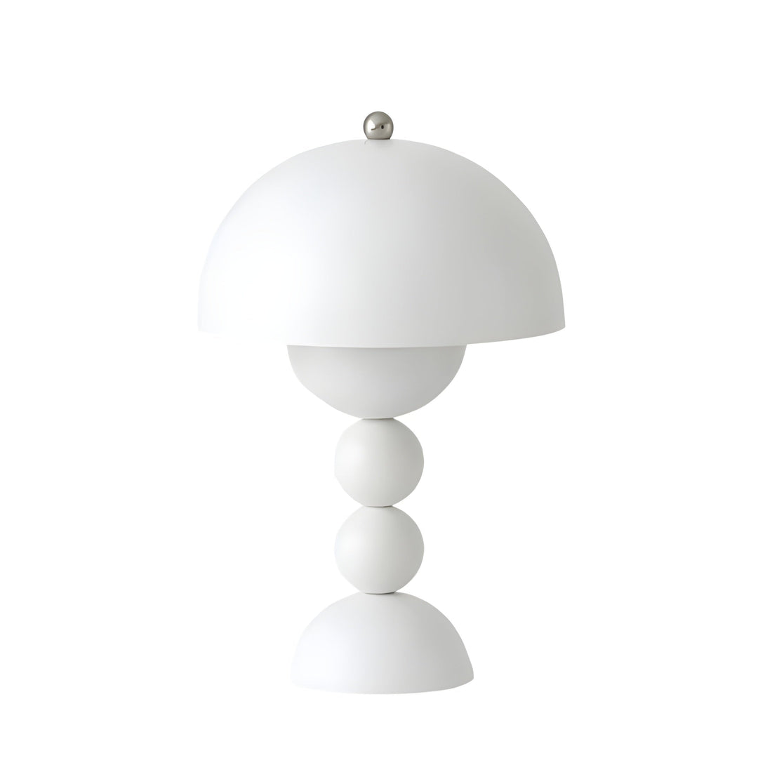 Modern desk lamp, LED, dimmable, with a sleek Scandinavian aesthetic.