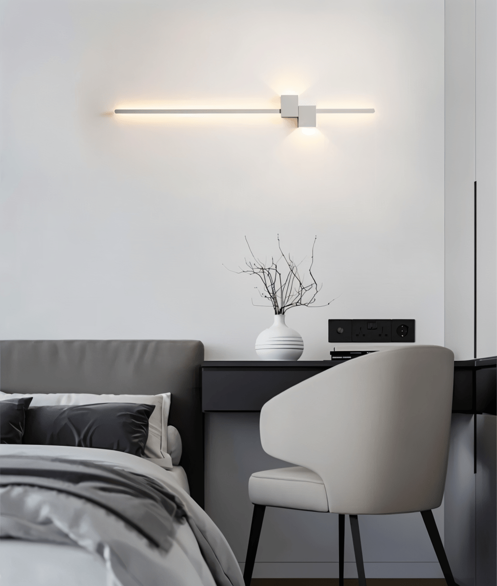 Sleek linear LED accent light, perfect for modern indirect lighting and ambiance.
