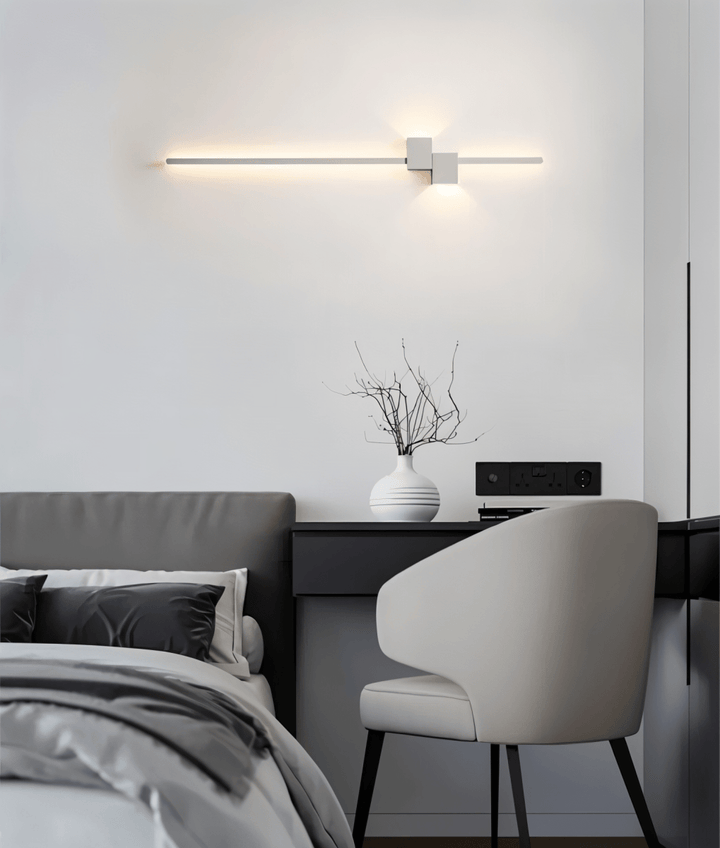 Sleek linear LED accent light, perfect for modern indirect lighting and ambiance.