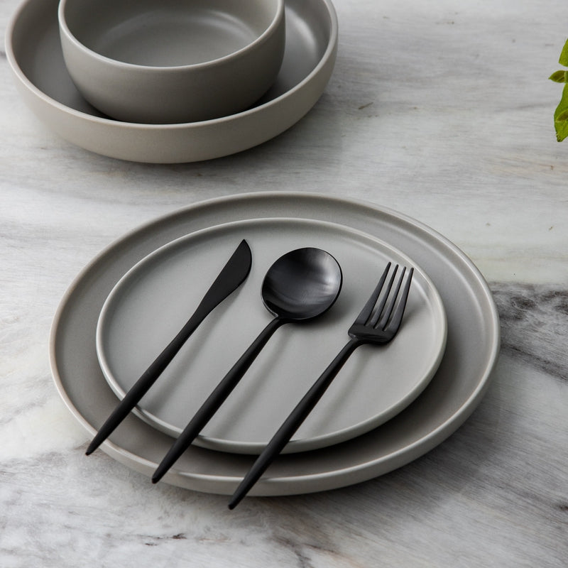Gift-ready PureSet modern cutlery set, a perfect housewarming or wedding present.