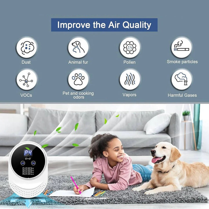 Programmable home fragrance device for superior indoor air quality. Automatic odor control for fresh home.