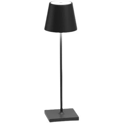 Wireless LED table lamp, portable & rechargeable, perfect for indoor & outdoor lighting and modern home decor.