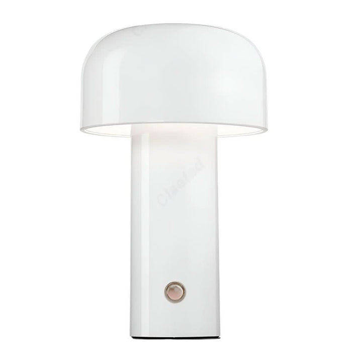 Modern LED desktop lamp for ambient lighting, USB powered and portable for office or home study.