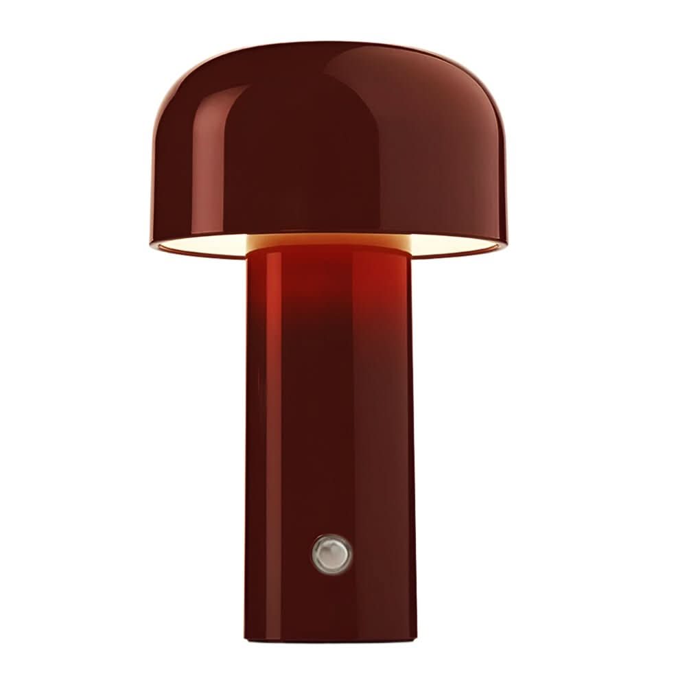 Modern portable USB table lamp providing ambient LED light, an ideal home decor accent.