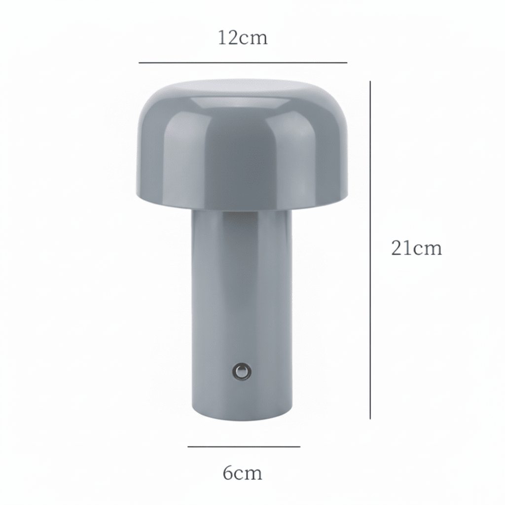 Sleek, modern, and portable accent lamp with USB charging for versatile ambient lighting.