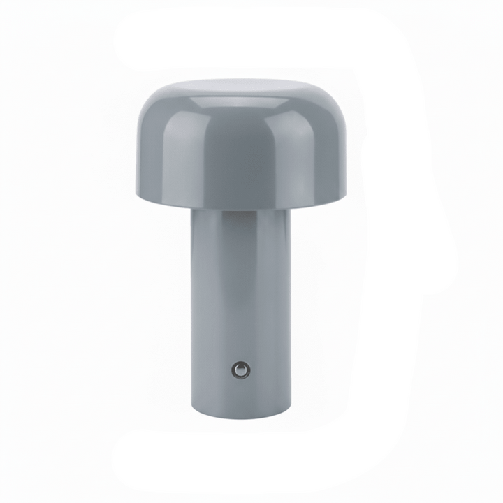 Modern portable USB lamp, featuring rechargeable LED light & touch controls for home or office.