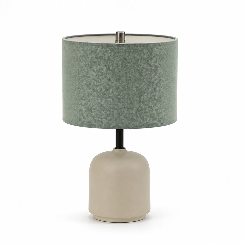 Modern touch-control LED table lamp with rechargeable battery, perfect for desk, accent lighting, or portable use.