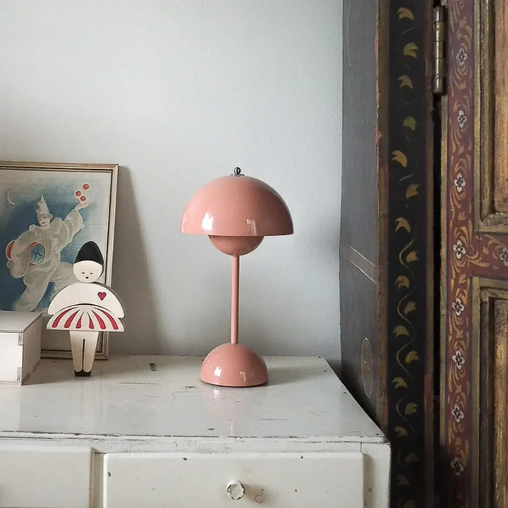 Enhance your space with this modern touch sensitive LED table lamp, providing comfortable ambient lighting.