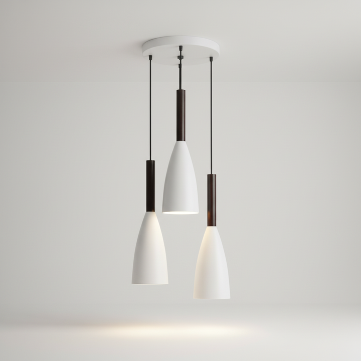 Nordic design triple pendant light, a stylish choice for any room.