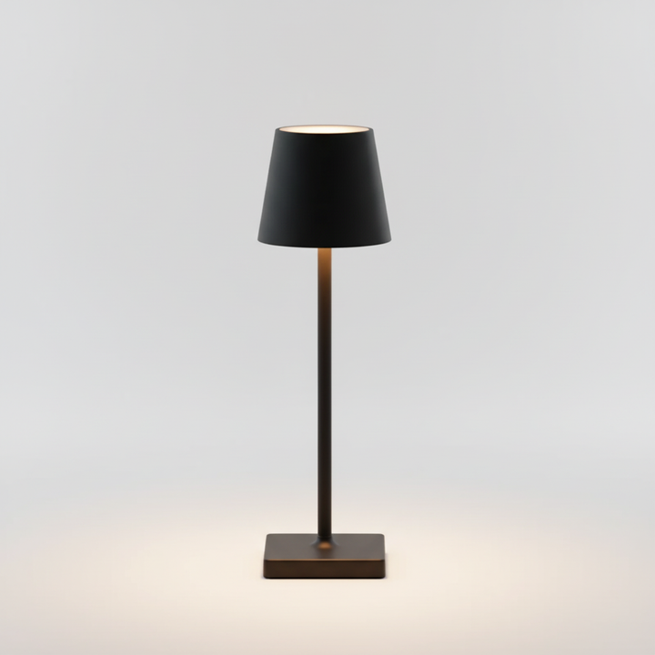 Stylish wireless LED table lamp, dimmable for adjustable brightness, suitable for any modern space.