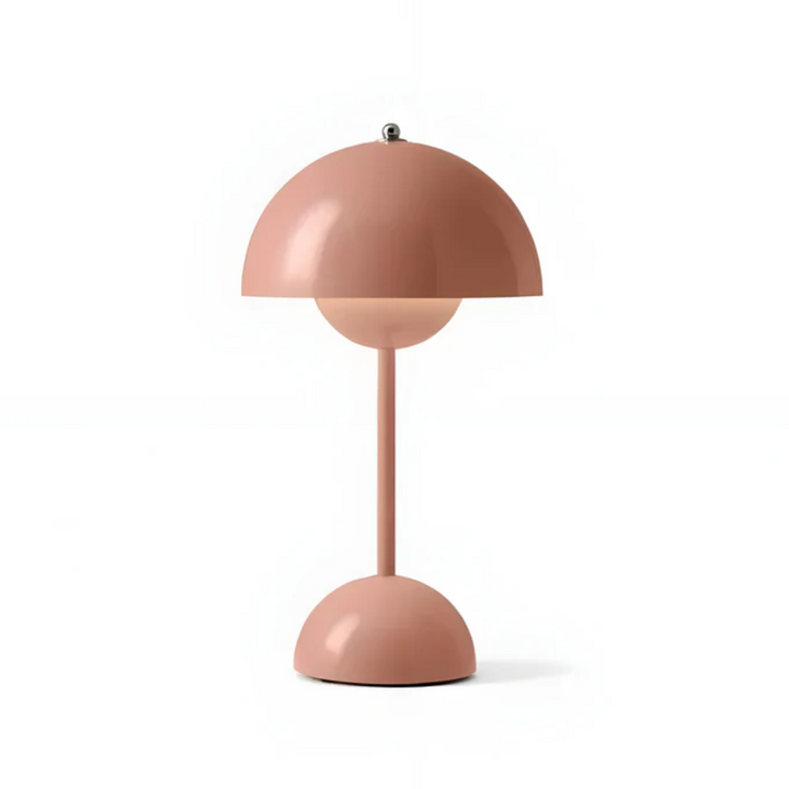 Modern wireless table lamp with soft LED light, perfect for home ambiance & Scandinavian decor.