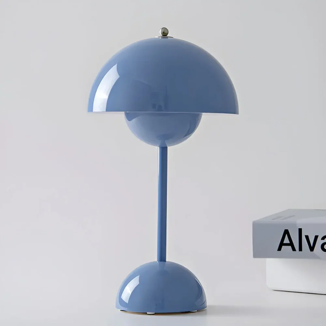 Dimmable modern wireless table lamp, perfect for adjustable ambiance lighting in any room.