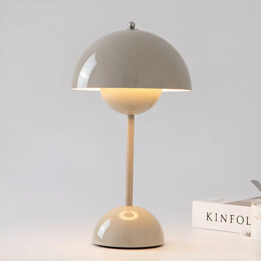Stainless steel modern wireless lamp, bringing Scandinavian minimalist style & ambient light to your home.