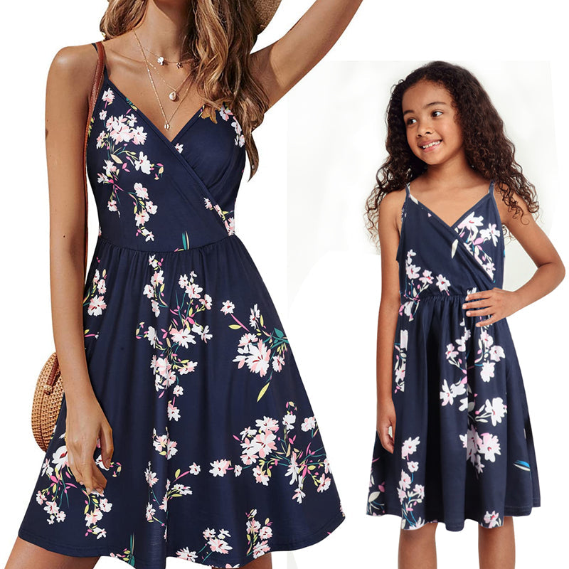 Back view of women's sunflower off-shoulder dress, elegant and casual summer fashion.