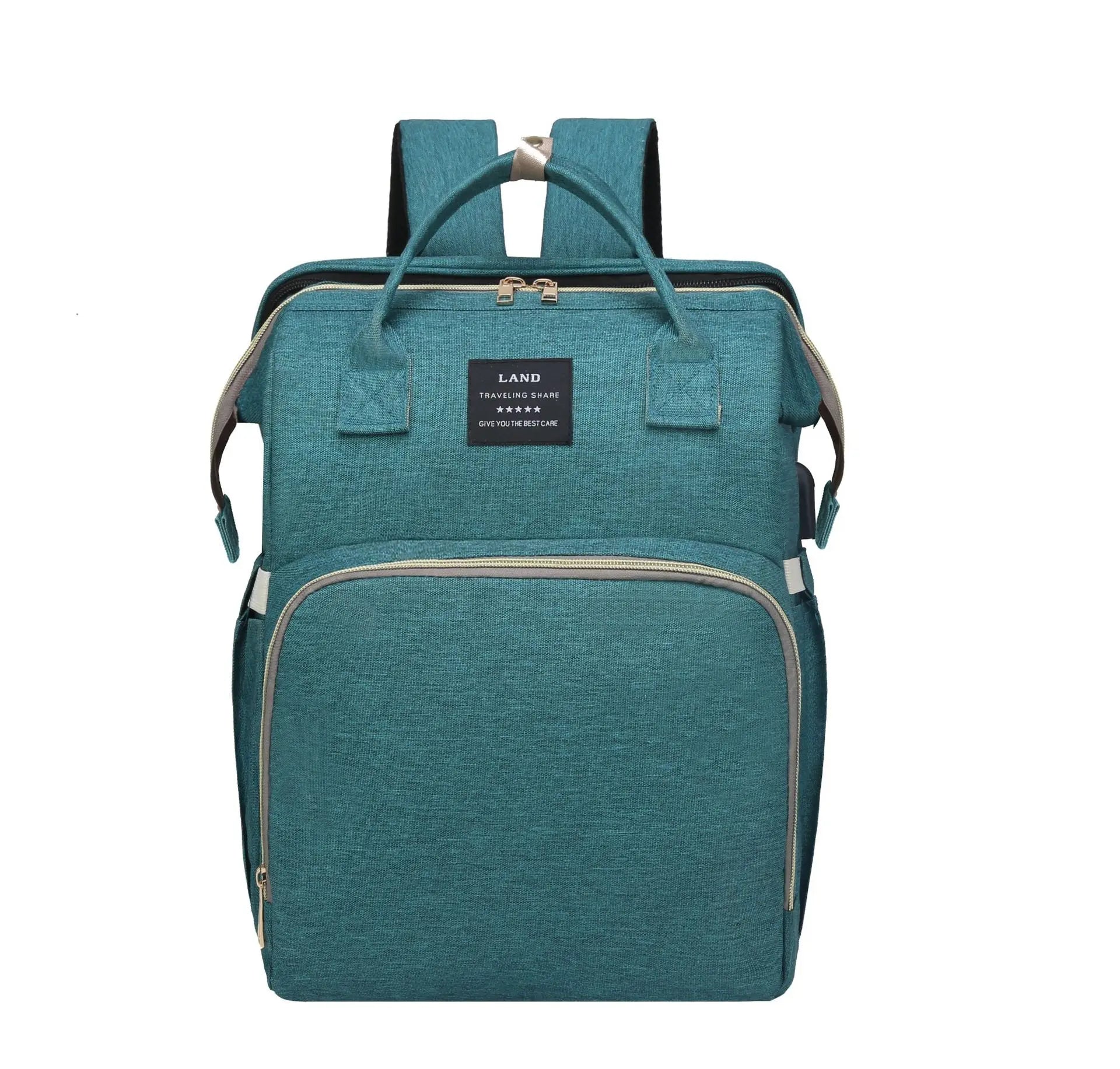 Backpack for mom, waterproof, with padded shoulder straps for comfort during baby travel