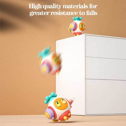 Interactive busy box for baby's first year, multifaceted sensory and motor skill development