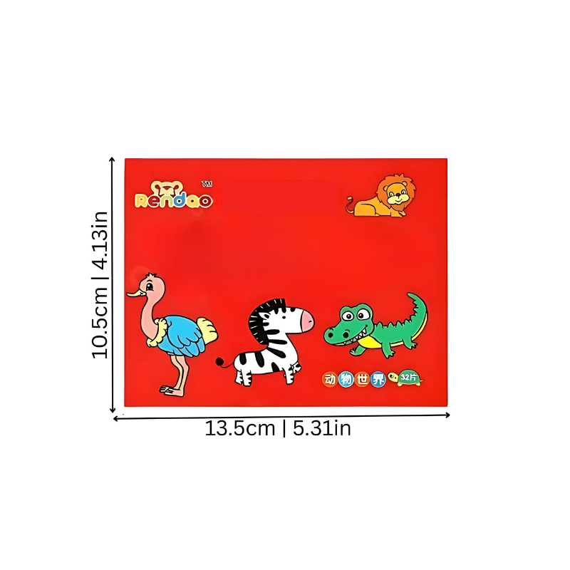 Kids' learning puzzle set with colorful car shapes, ideal for preschool children's skill development