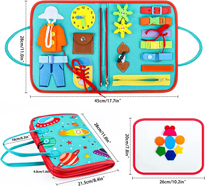 Early learning Montessori activity book for toddlers, enhancing fine motor skills through creative play