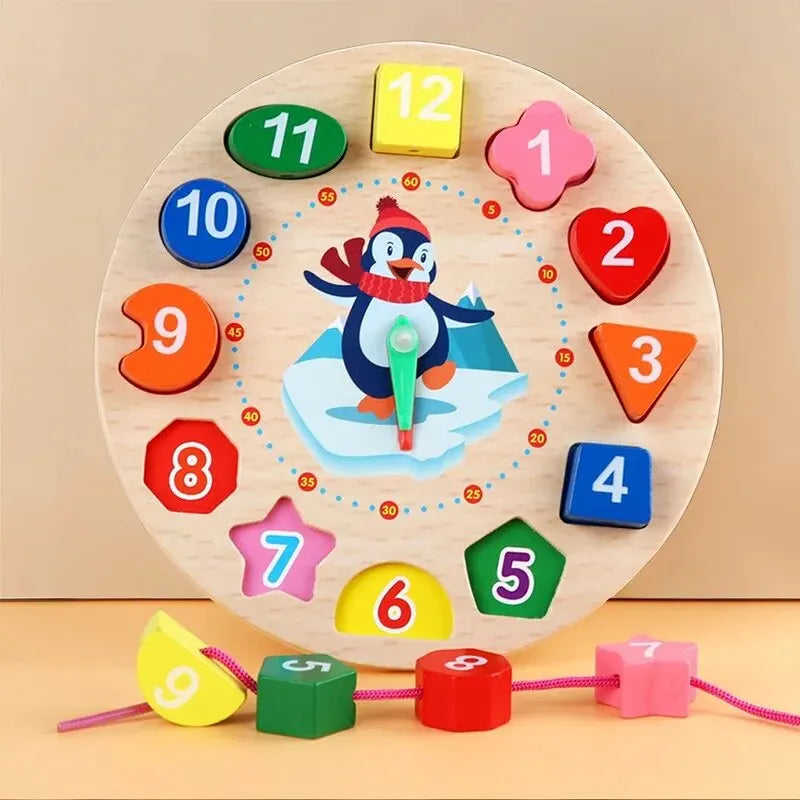 Montessori wooden puzzle for toddlers, educational fine motor skill toy, preschool gift
