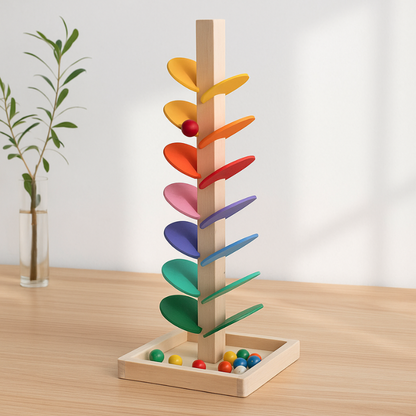 Montessori wooden sound tree educational toy for kids, enhancing fine motor skills and sensory play