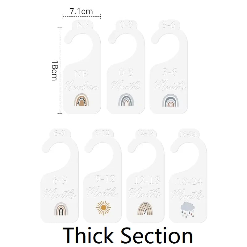 Professional baby photography props: 13 acrylic milestone cards for newborn to 12 months