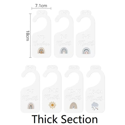 Professional baby photography props: 13 acrylic milestone cards for newborn to 12 months