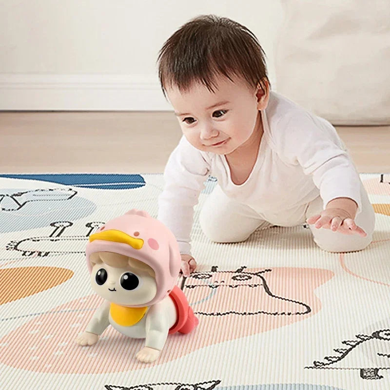 Interactive musical baby toy for crawling practice, supports infant development and playful activity