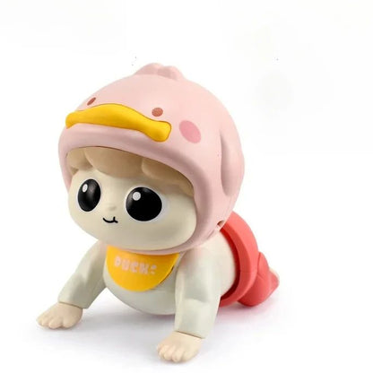 Sensory musical crawling toy for infants, enhances motor development and early learning playtime