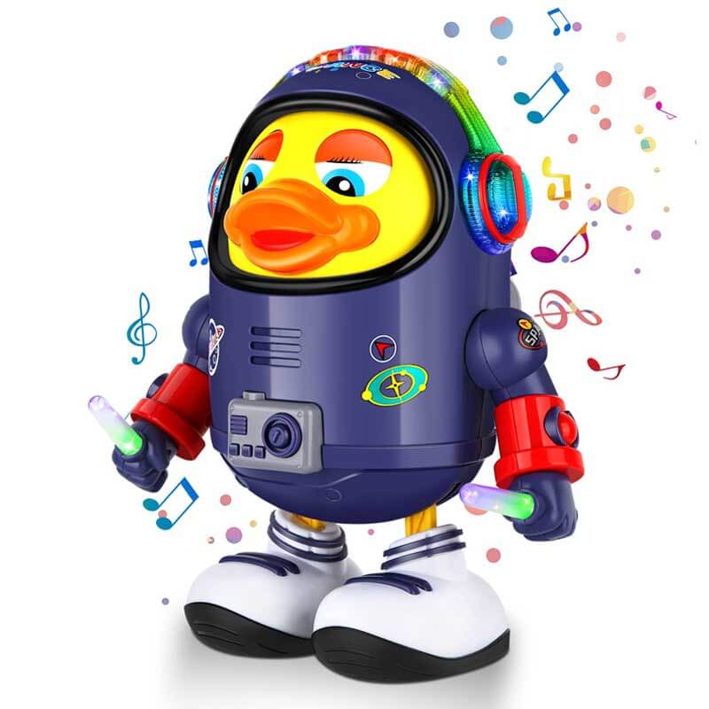 Musical dancing duck toy, a top gift for kids, fostering early development and interactive play
