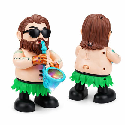 Toddler musical dancing toy figure; an engaging kids' toy promoting joyful educational play.