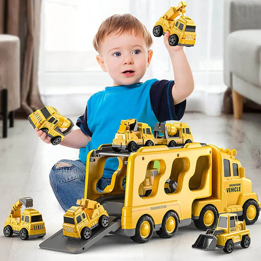 Musical toy car with storage for kids, featuring lights and educational play, a perfect toddler gift.