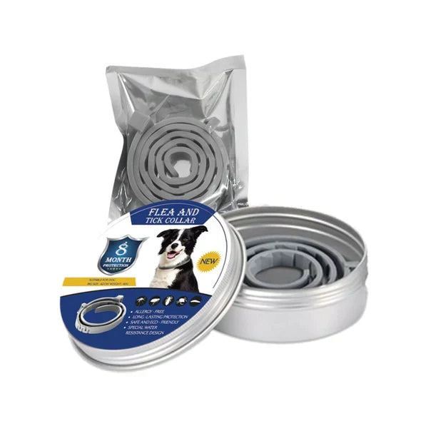 Natural flea & tick collar for dogs & cats. Provides 8+ month waterproof protection with natural pest control.