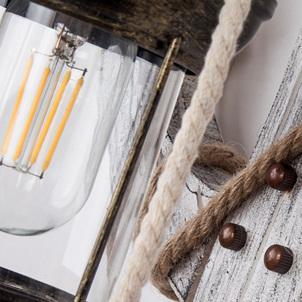 NautiGlow anchor wall sconce, LED coastal decor lamp, a perfect nautical light for rustic home settings.