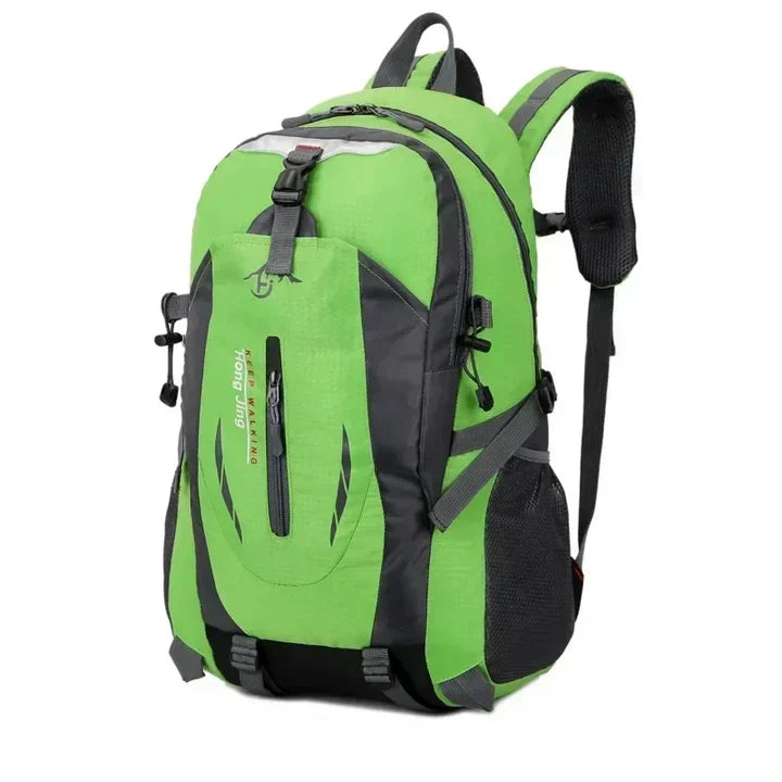 Ergonomic back panel & adjustable straps on a new unisex travel backpack, comfortable for daily commute & adventure.