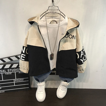 Unisex children's autumn jacket, New York City themed, perfect for fall fashion